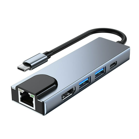 AOOOWER Aluminum Type C Docking Station with 4K HDMI2.0 USB A USB C and Ethernet Port for steam Multiple Devices