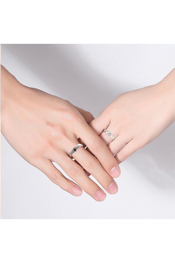 Angels and Devil Couples Rings Men and Women 1 Pair Fashion Trend Finger Ring