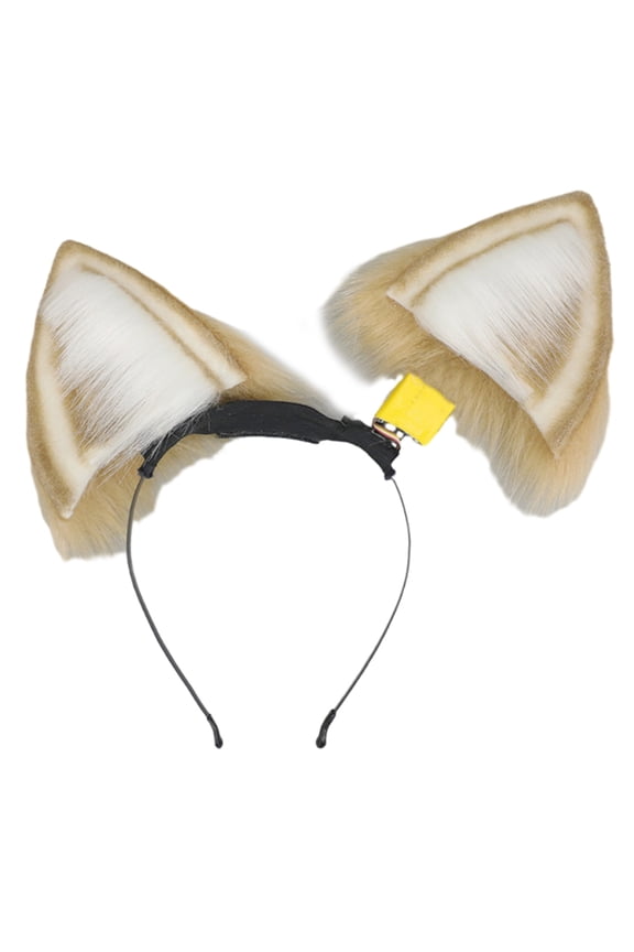 Anime hairband Moveable Animal Ear Hairhoop Costume Plush Tail Headpiece