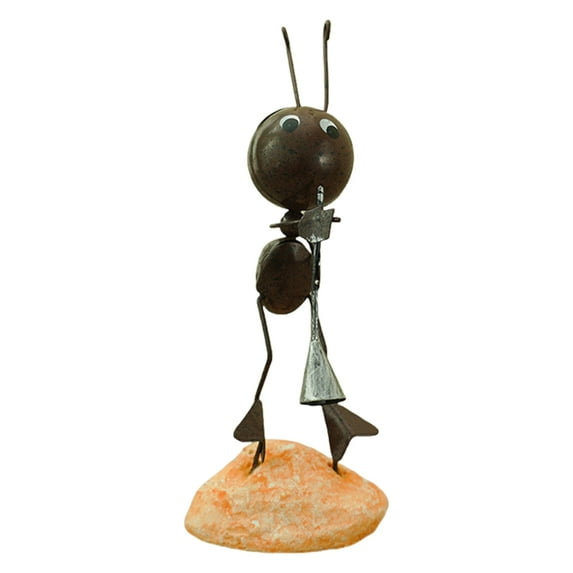 AOOOWER Ants Shape Iron Garden Sculpture Decorative Statue For Plant Support & Backyard
