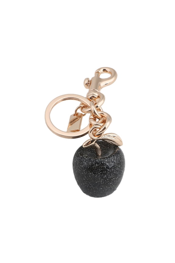 Apples Purse Accessory Small Bag Charm Apples Keychain Metal Texture Key Ornament Suitable for Handbags and Key Rings