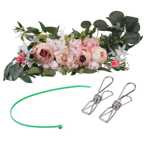 AOOOWER Artificial Flower Swag for Wedding Arch Ceremony Sign Flower Arrangement