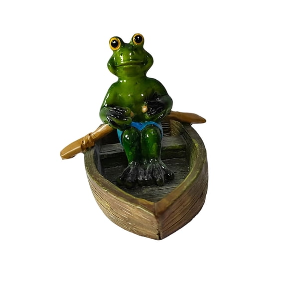 AOOOWER Artistic Floating Turtles Frogs Boating Weather Resistant Decoration Suitable For Fish Pools Yard And Desktop Displays