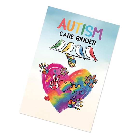 AOOOWER Autism Daily Care Planner 120 Page Autism Behavioral Notebook 8.27x5.51Inch