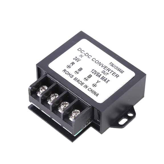 AOOOWER Auto Vehicle Power Adapter 24V to 12V Voltage Reducer 3A/5A Output Waterproof