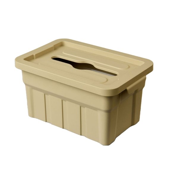 AOOOWER Automatic Lift Desktop Tissue Box PP Materials Durable Construction Universal Size Fit Desktop Tissue Container