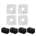 thumbnail image 1 of AOOOWER Automatic Water Fountain Replacement Filters with Foam for 2.5L Pet Cats Water Fountain Square Filters Sponge 4/8/12pcs, 1 of 10