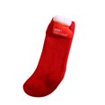 thumbnail image 1 of AOOOWER Baby Girls Tube Socks Santa Claus Toddler Breathable Cotton Socks for Toddler, 1 of 1