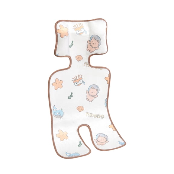 AOOOWER Baby Pram Cushion Toddlers Pushchair Seat Liner Summer Cooling Pad for Baby Pram Carriage Breathable Cushion