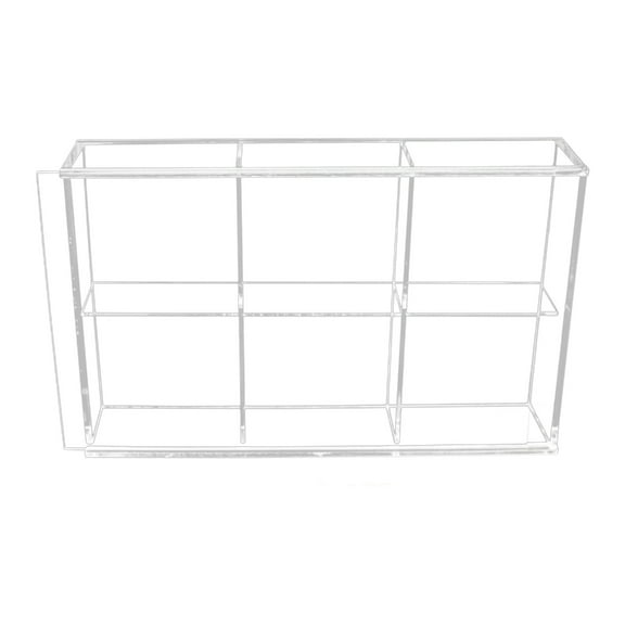 AOOOWER Badge Organizer Case Transparent Acrylic Display Box for Office Desk Or Home Use