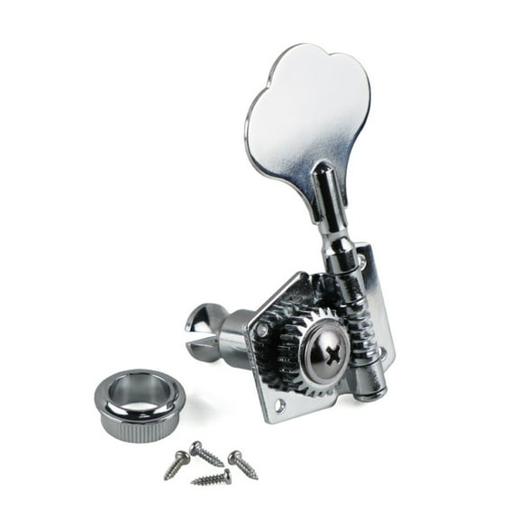 AOOOWER Bass Tuning Peg Electric Bass Opened Machine Head Replacement for 4 String Bass