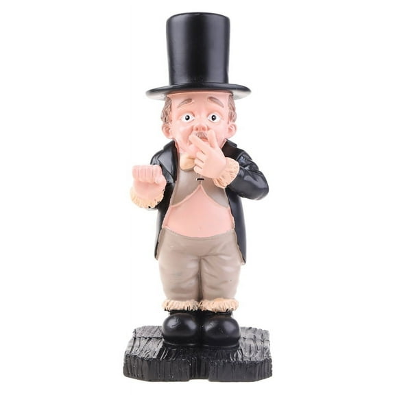 AOOOWER Bathroom Funny Sculpture Toilet-Butler Courtyard Decor Statue Home Ornament