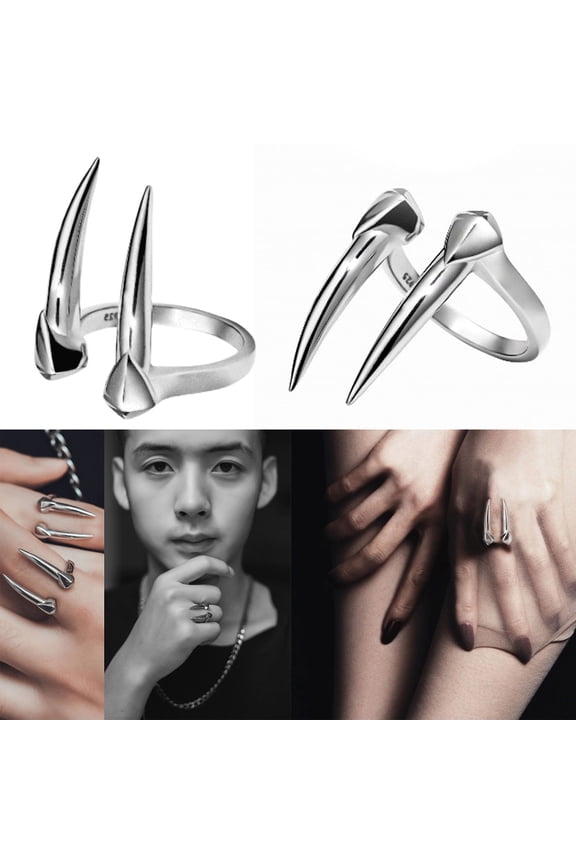 Beast Fangs Vintage Ring Flexible Ring Jewelry Gifts For Him Her for Minimalism