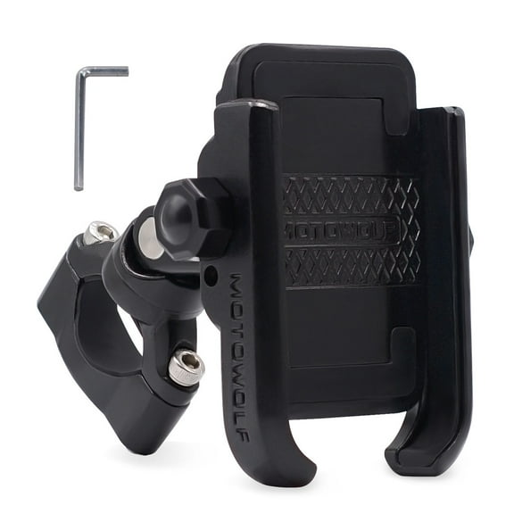AOOOWER Bike Phone Mount - Adjustable Handlebar of Motorcycle Phone Mount for Electric, Mountain, Scooter, and Dirt Bikes - Bik