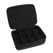 AOOOWER Black 8 Slot Watch Storage Organizers Portable Watch Display Case with Soft Inner Perfect for Men and Women Smartwatches
