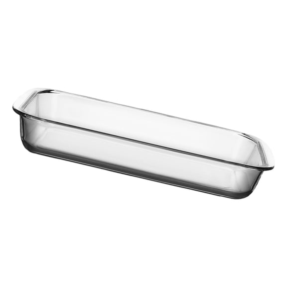 AOOOWER Borosilicate Glass Baking Dish Heat Resistant Rectangular Pan For Microwave Oven