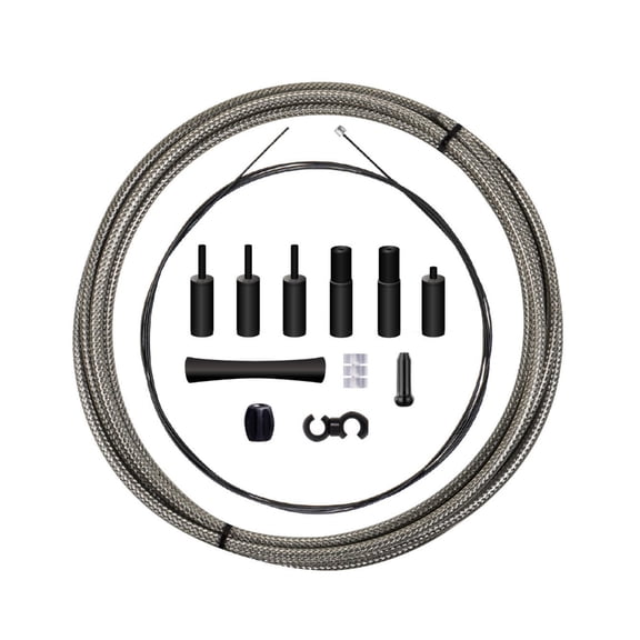 AOOOWER Braided Bike Shifts Housing Inner Wire Universals Bike Brake Cable Housing Kits
