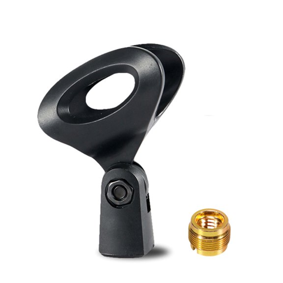 AOOOWER Break Resistant Mic Clip Microphone Holder for Wired/Wireless Microphone