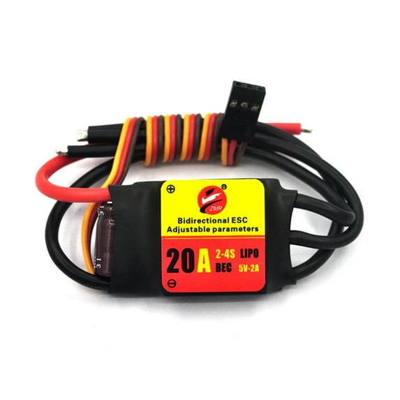 AOOOWER Brushless ESC Bidirectional Brushless Electric Speed Controller for Propeller