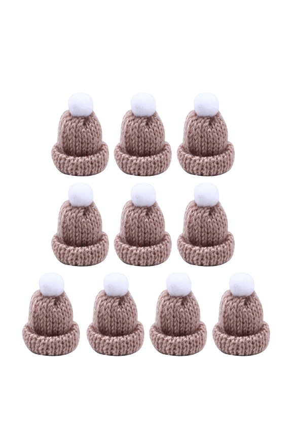 Bundle of 10 Mini Knitted Hats Clothing Accessories and Children Hair Accessory