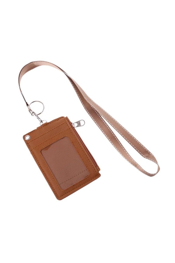 Business Credit Card ID Badge Coin Purse Holder Neck Strap Lanyard Keychain