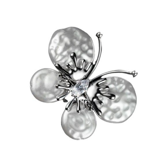 AOOOWER Butterfly Designs Lapel Pin Zinc Alloy Accessory for Clothing Decoration