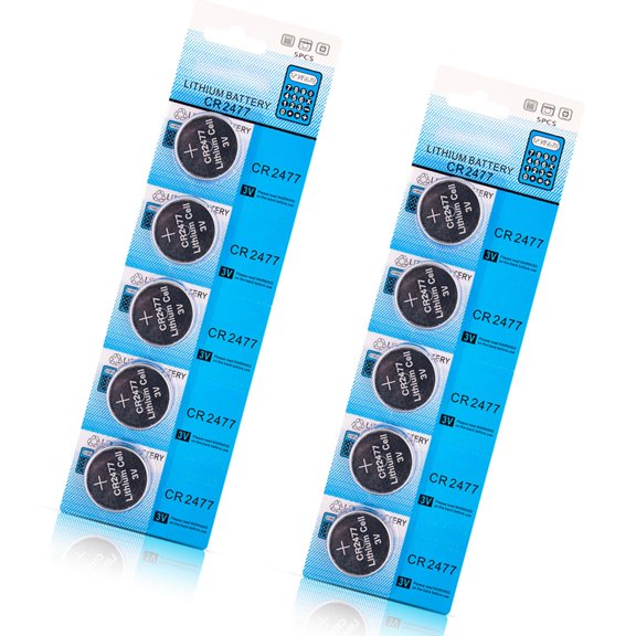 AOOOWER CR2477 3V Lithium Button Batteries CR2477 Battery for Daily Use Electronics