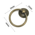thumbnail image 1 of AOOOWER Cabinet Ring Handle Mini Retro Drawer Pull for Creative Decor Small Furniture Ha, 1 of 12