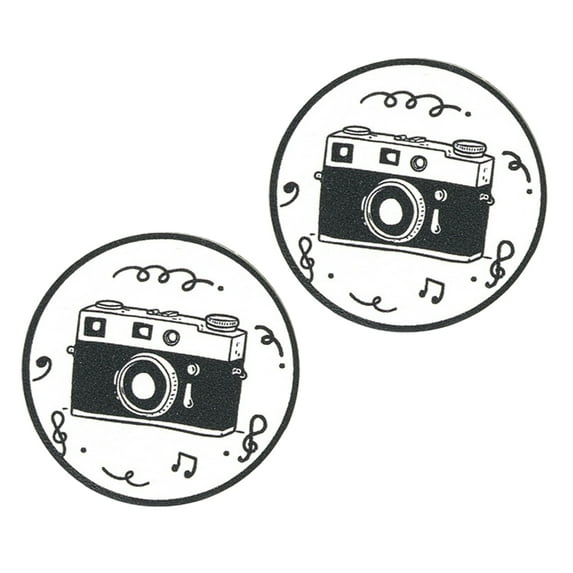 AOOOWER Camera Cartoon Lens Guard Sticker For Mini Evo Photography Devices Reusable Peeling Stick Decoration With Fun Patterns