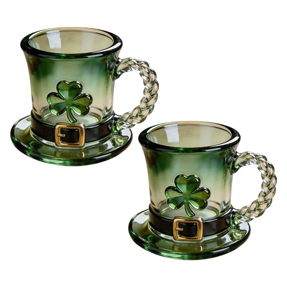 AOOOWER Capricious Clovers Leaf Shape Tumblers With Paper Box Packaging Drinking Cup Great For Graduation Wedding Presents