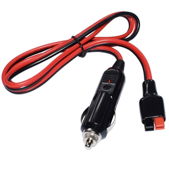 AOOOWER Car Battery Charging Extension Cable 15A Fuse Protectes with LED Indicator 30A Connectors for Connection
