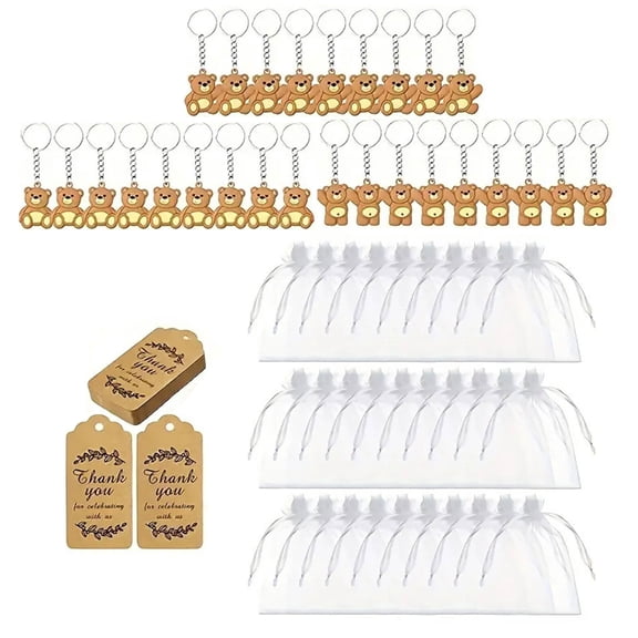 AOOOWER Cartoon Key Decoration Mixed Materials Collectible Multiple Color with Outfit Variations