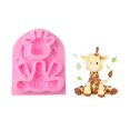 thumbnail image 1 of AOOOWER Cartoon Monkey Rabbits Elephant Giraffe-Silicone Sugarcraft Mold Resin Cake, 1 of 21