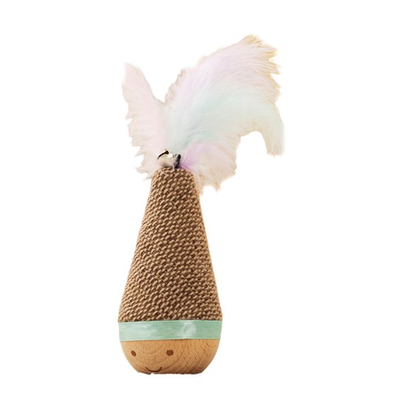 AOOOWER Cats Entertaining Moving Wobbly Teaser Entertaining Interactive Fun Toy Intelligent Toy Indoor Felines Toy Plaything