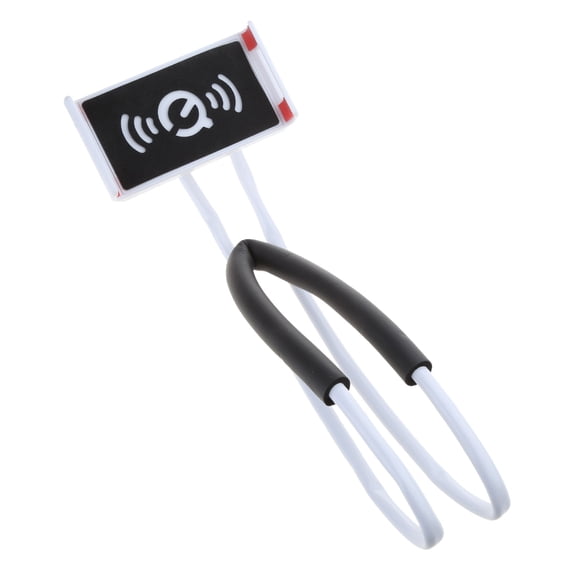 AOOOWER Cellphone Stand Hanging on Neck Upgraded Hands Free Mobilephone Holder Clip on Bed/Table Lazy Cellphone Mount