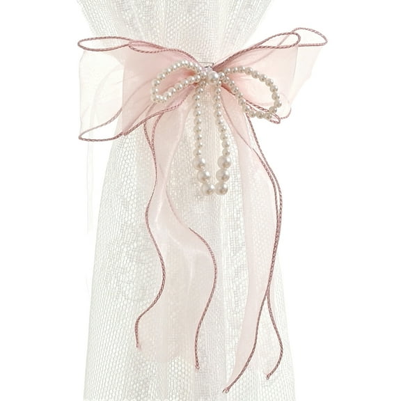 AOOOWER Beads Butterfly Curtain Tiebacks Holdback For Living Room Or Bedroom Decors