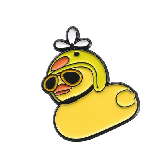 AOOOWER Charming Little Duck Alloy Brooch Sturdy Lapel Pin Adds Personality To Any Look