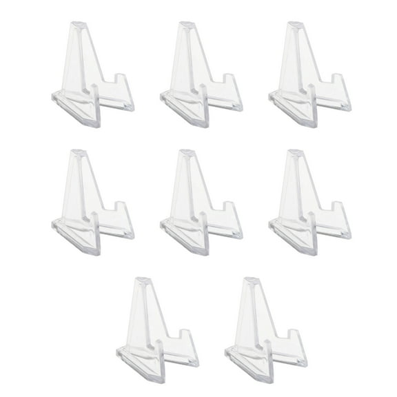 AOOOWER Clear Acrylic Coin Display Stand Holder Rack Small Easel for Commemorative Card
