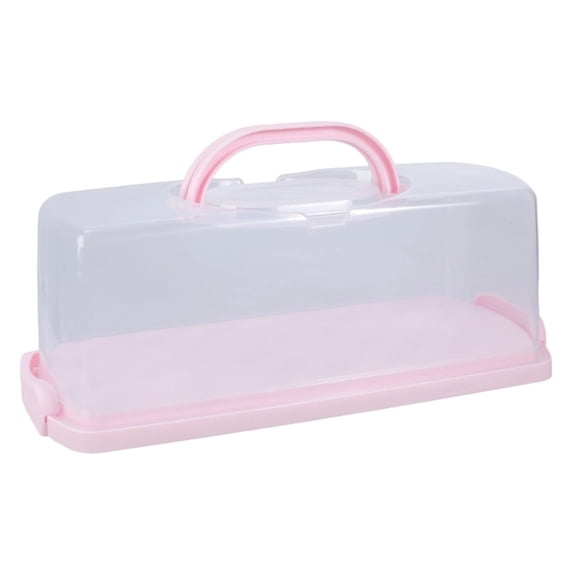 AOOOWER Clear Cake Slices Organiser Plastic Storage Case For Kitchen Baking Supplies