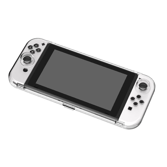 AOOOWER Clear PC Storage Case Protective Shell Gaming Accessories Game Console Magnetic Closure Storage Box