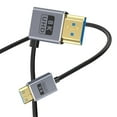 thumbnail image 1 of AOOOWER Coaxial HDTV Super Extreme Slim 8K@60Hz Small to Standard 2.1 Cable, 1 of 13