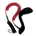 thumbnail image 1 of AOOOWER Coil Leash Stand Up Paddle Board Adjustable Quick Release Surfboard Waist Leash, 1 of 13