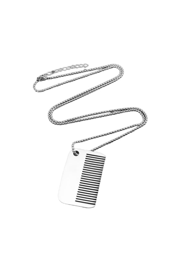 Comb Pendant Necklace String Necklace Distinctive Accessories for Fashion Lover
