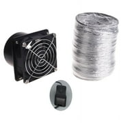 AOOOWER Compact and Portable Fume Extractor Fan with Duct Pipe and Ventilation Tubing