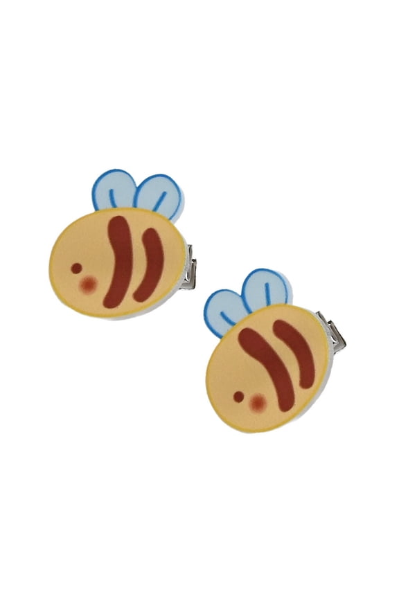 Contemporary Honeybee Shaped Hair Clip Fashion Accessory Kids Acrylic Hairpin