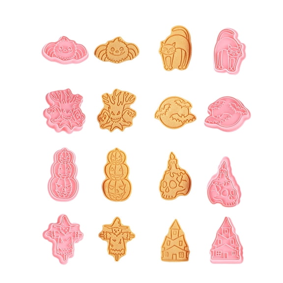 AOOOWER Cookie Molds Kitchen Bakings Pastrys Bakewares Series Biscuit Cutter Small Cookie Molds Cookie Making Tool