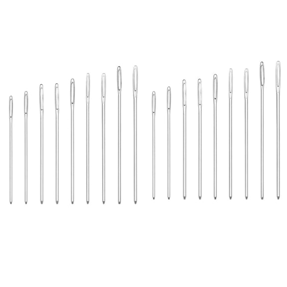 AOOOWER Craft Needle With Enlarged Eye Rustproof for Clothing Repair and DIY Designs