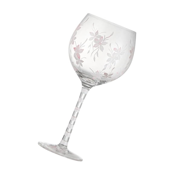 AOOOWER Creative Hand-Painted Crystal Wine Glass Transparent High-Arched Cup Glassware For Romantics Dinners