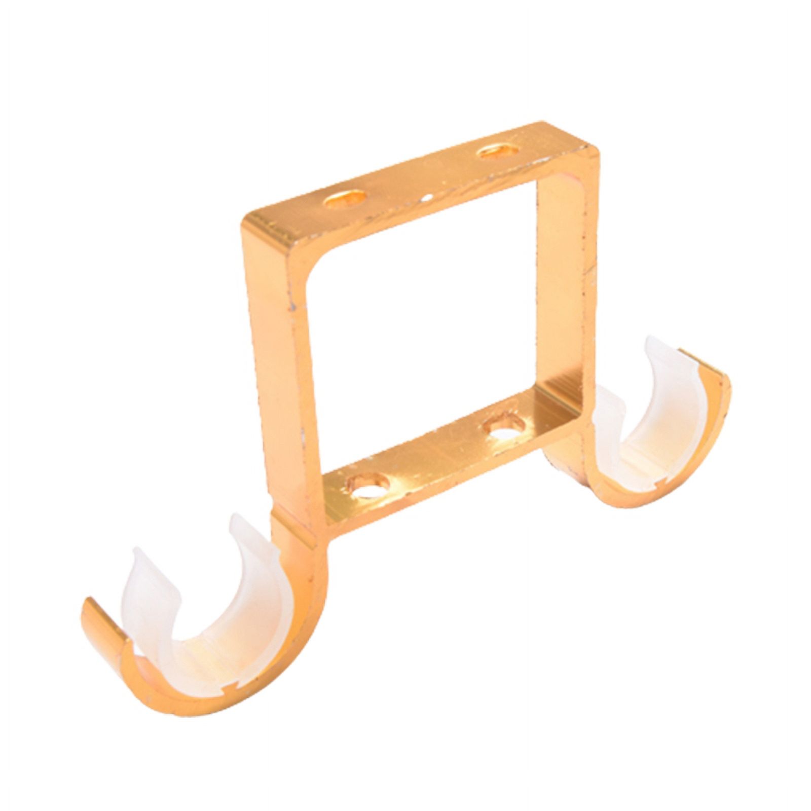 Ceiling Rod Guard AOOOWER Curtain Rod Brackets Double Rod Ceiling-Mount Rod Holders for ...