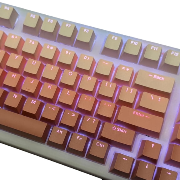 AOOOWER Customizable Color Keycaps PBT Backlit Keycap 130PCS for Mechanical Keyboard